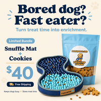 The Enrichment Bundle: Snuffle Mat + Handmade Treats