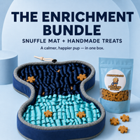 The Enrichment Bundle: Snuffle Mat + Handmade Treats