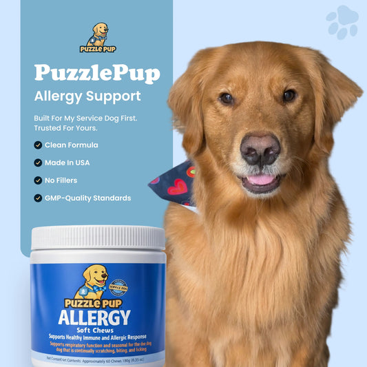 PuzzlePup Allergy Soft Chews.