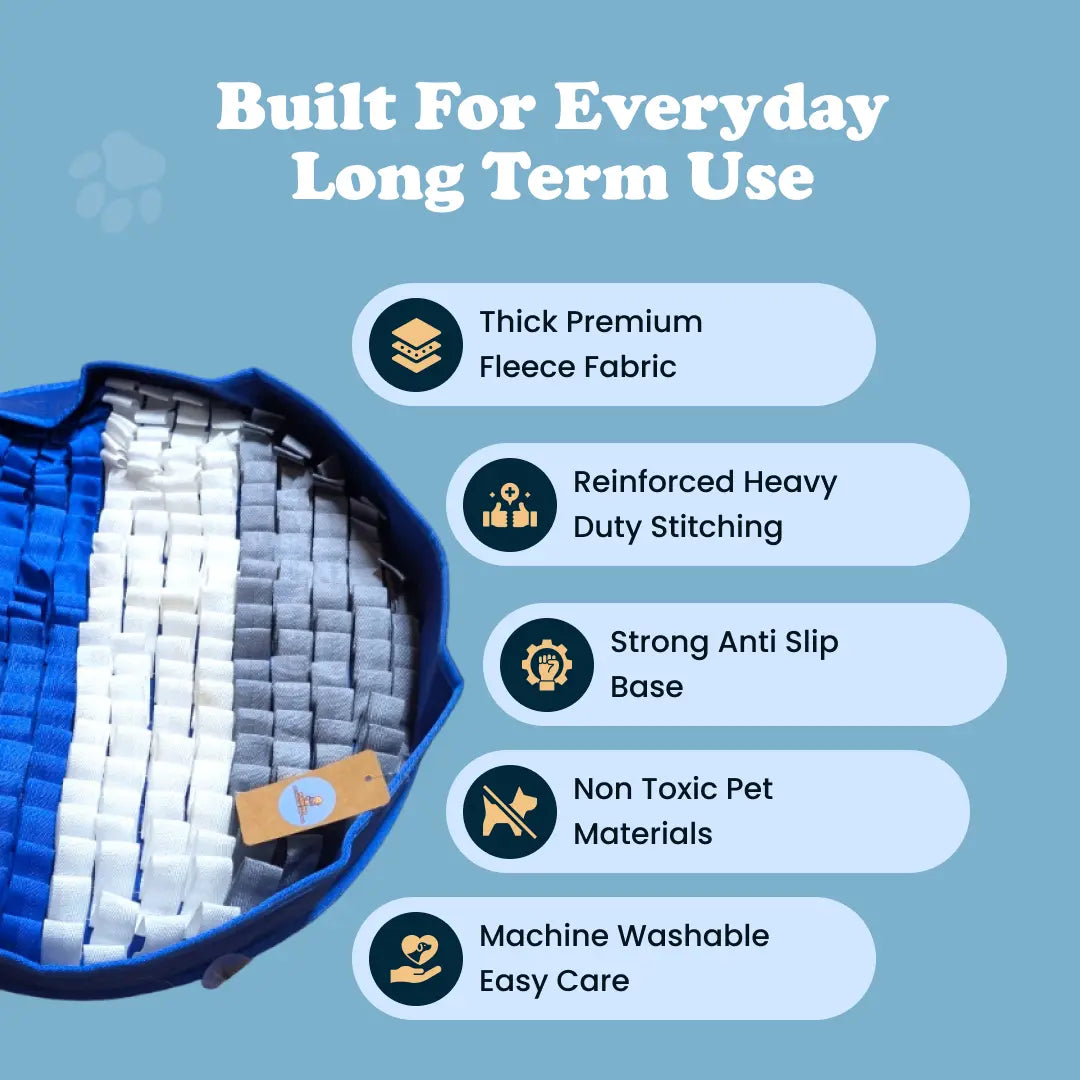 Smart Snuffle Mat for Dogs - Engage Your Pet's Senses and Stimulate Their Mind.